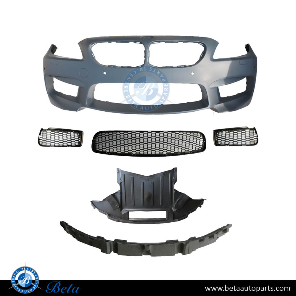 Front Bumper M6 Look with PDC for BMW 6 Series 2012-2018 models, Part Number 51118055284 Front Bumper M6 Look with PDC for BMW 6 Series 2012-2018 models, Part Number 51118055284